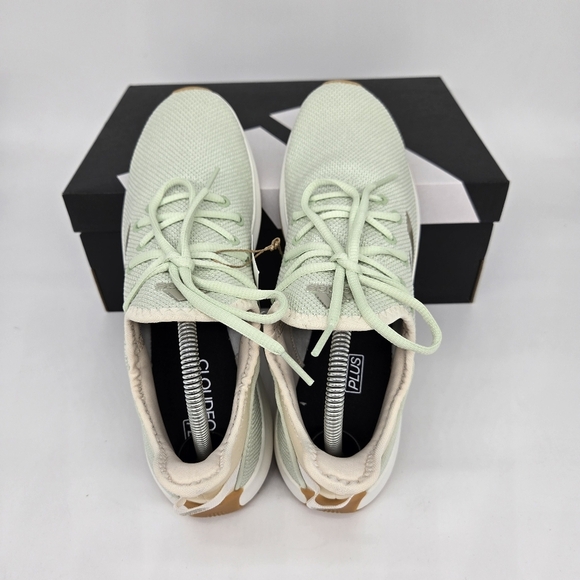 New adidas Cloudfoam Pure 'Linen Green Gum' Women's Running Shoes Size 8 - Picture 5 of 8